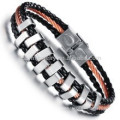 2015 new Korean jewelry wholesale fashion jewelry trend of the new men's woven leather bracelet hand rope PH843